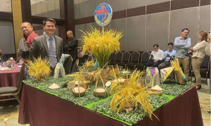 Vietnamese rice featured at the trade promotion conference on November 5, 2024, in Manila
(Source: TV Philippines)