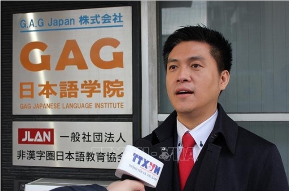 Nguyen Duy Anh, Director of the Dai Viet Language School in Fukuoka, Japan