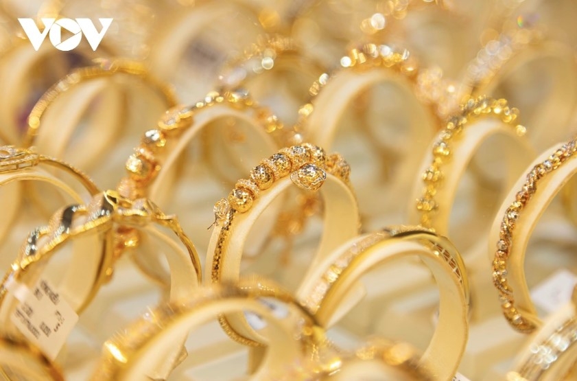 Domestic gold rings hit record-breaking VND90.55 million per tael