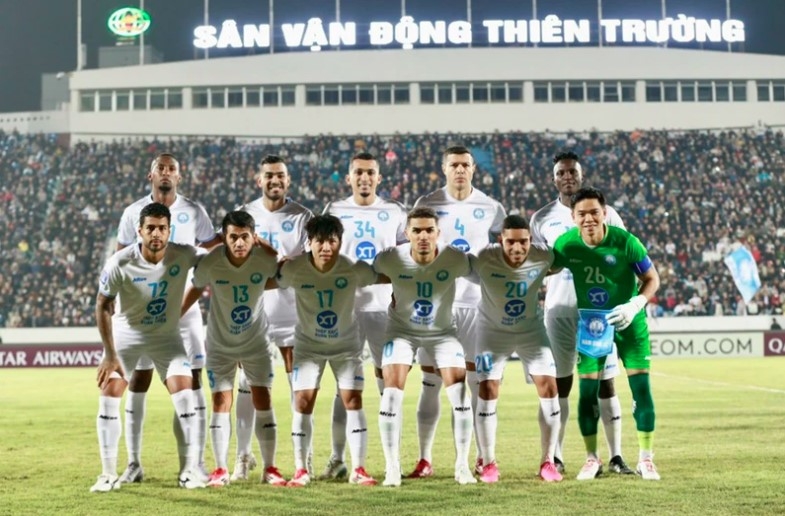 Nam Dinh Steel FC helps Vietnam earn an additional 10,794 points (Photo: nhandan.vn)