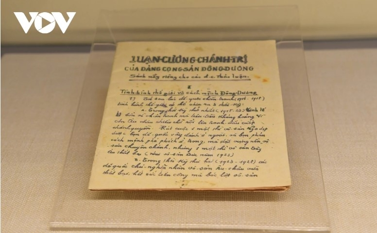  The book "Political Platform" drafted by General Secretary Tran Phu, approved by the first Central Committee meeting in October 1930.