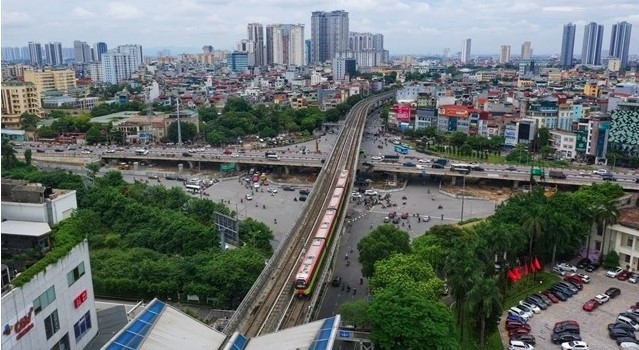 Nhon - Hanoi Station metro line.