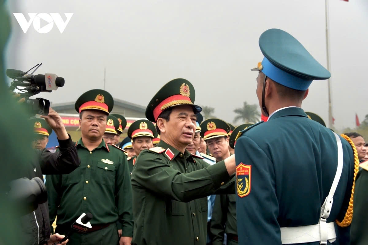 The Defence Minister urges participating units to continue rigorous training, improve the quality of drills, and ensure the highest standards in formation and technique.