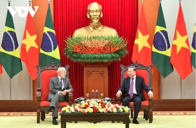 Party General Secretary To Lam has affirmed that the Party and State of Vietnam highly value Brazil as a leading partner in Vietnam’s overall foreign policy toward Latin America.