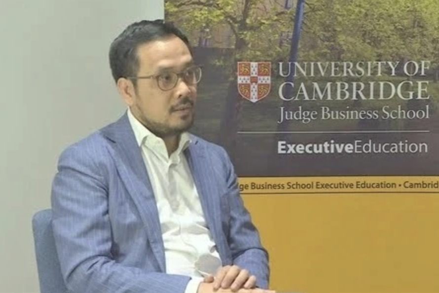 Associate Professor Nguyen Dang Bang at the University of Cambridge’s Judge Business School (Photo: VNA)