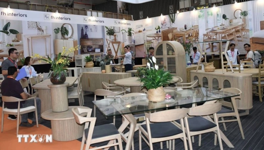 A Vietnamese pavilion at the VIFA EXPO 2025 (Photo: VNA)