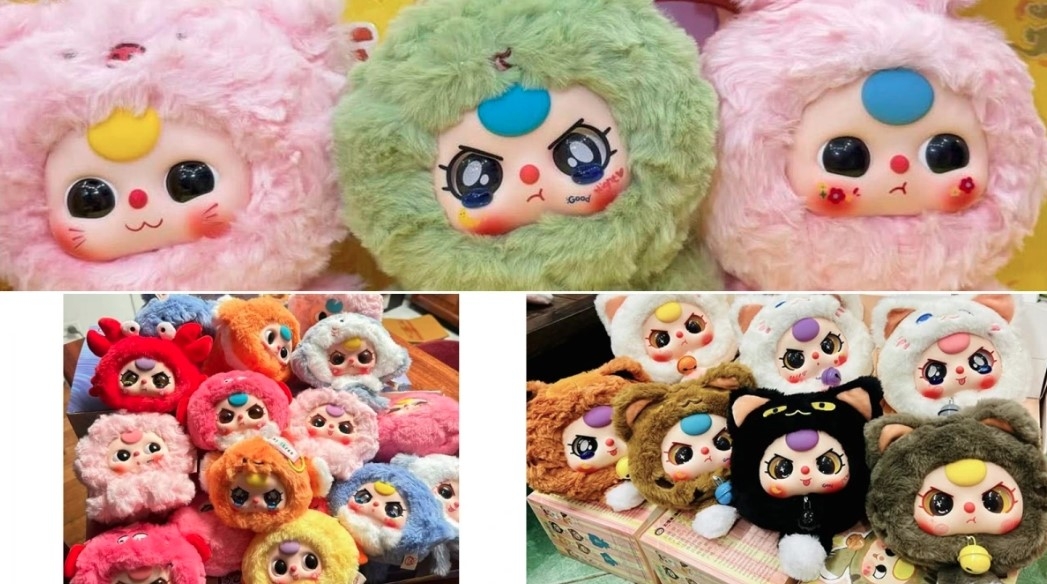 Baby Three dolls with rare eyes are the new hot trends among customers these days.