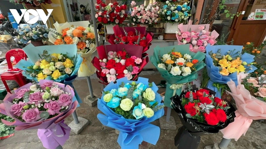 Traditional gifts such as fresh flowers are favourite choices among customers.