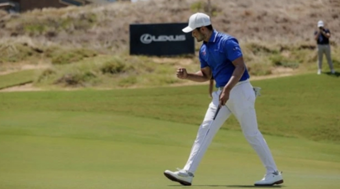 Ahmad Baig of Pakistan wins the title of the Lexus Challenge 2024. (Photo: Gemgolfers)