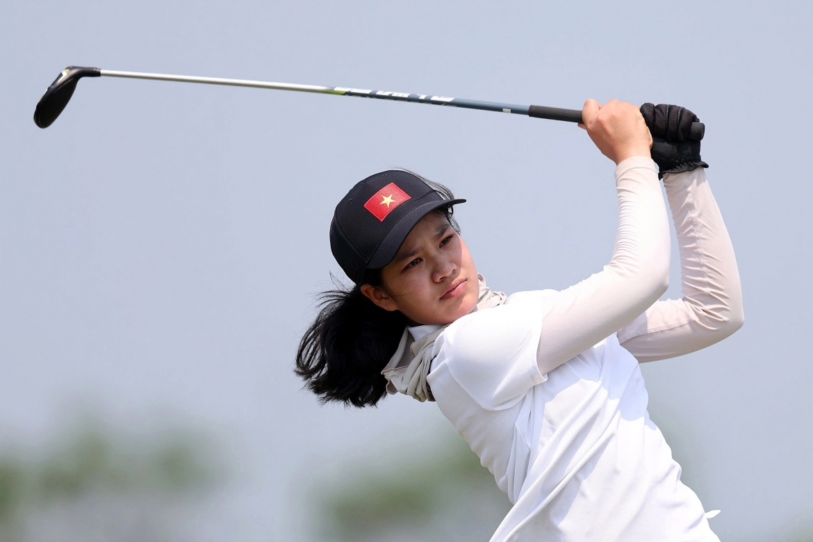 Vietnamese golfer Nguyen Viet Gia Han, 14, who has won many national golf tournaments, competes in the 2025 WAAP Championship. (Photo: R&amp;A)