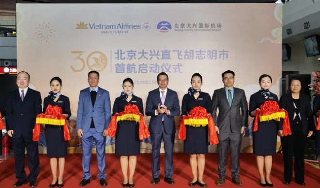 At the inauguration of the direct Daxing (Beijing) – Ho Chi Minh City air route