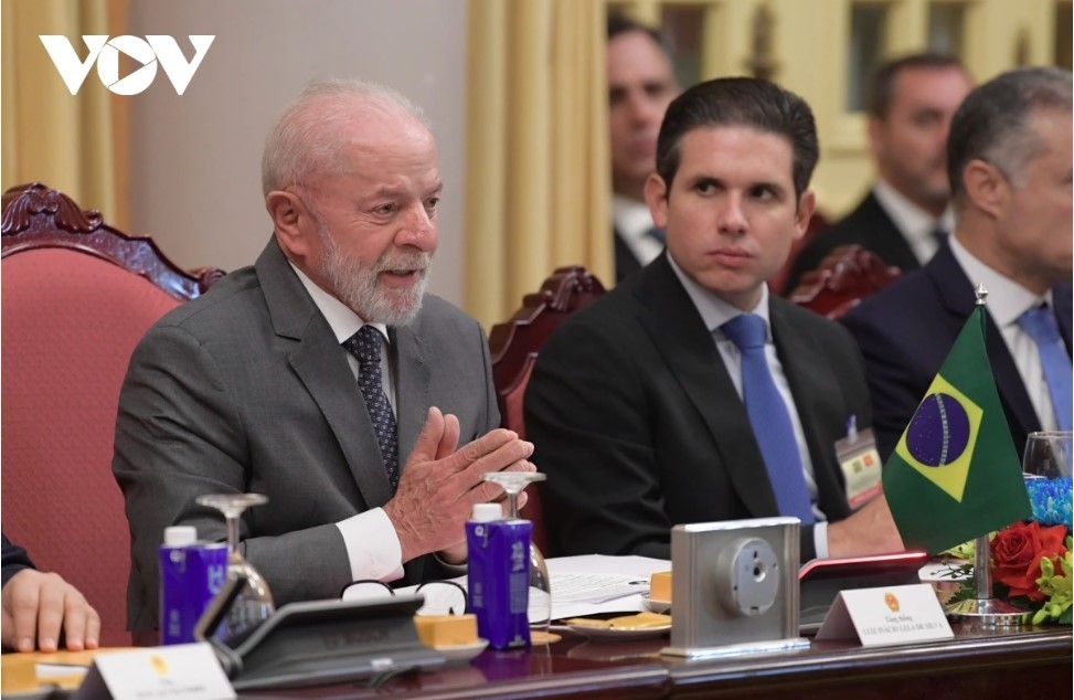 President Lula da Silva says that his visit reaffirms Brazil's appreciation for and desire to strengthen its Strategic Partnership with Vietnam.
