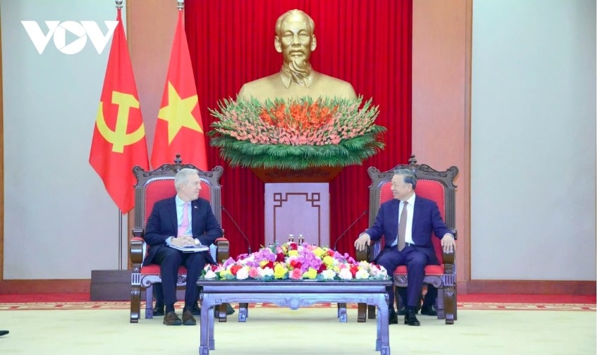 Party leader To Lam reaffirms that Vietnam the US as a strategically important partner and emphasized that economic, trade, investment, and scientific and technological collaboration will remain the cornerstone of the relationship.