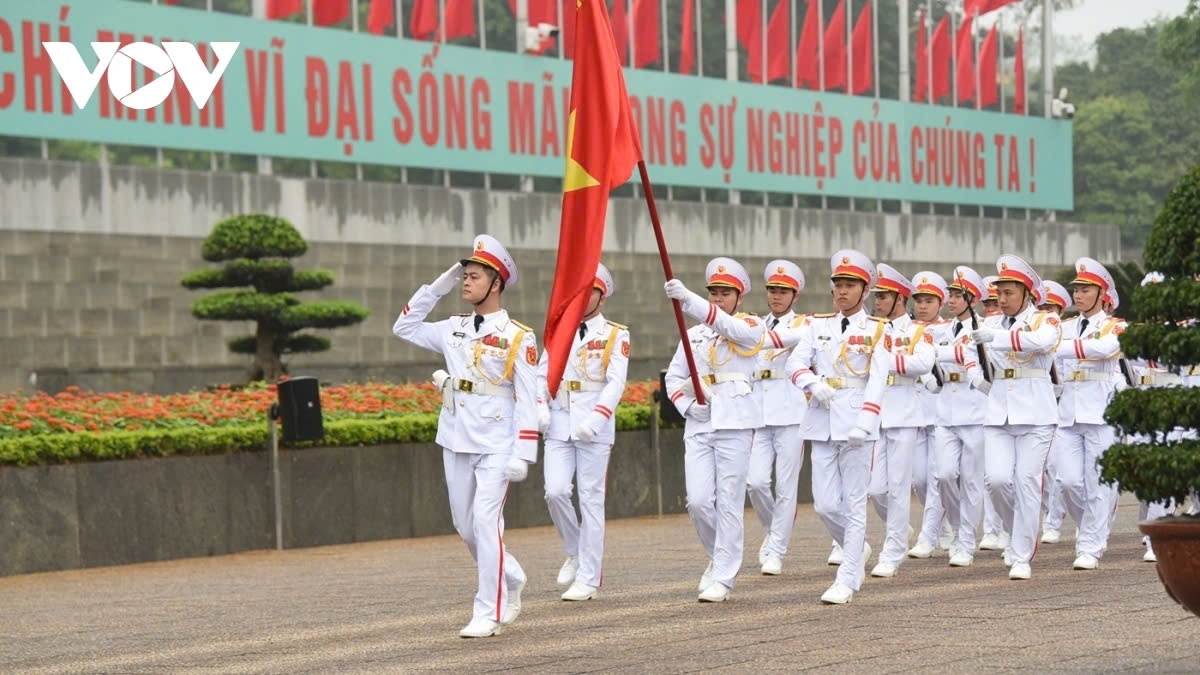 The flag raising ceremony on April 30, 2025 is a special event, marking 50 years of the liberation of the South and the reunification of the country.