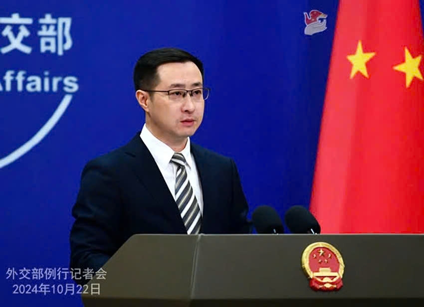 Chinese Foreign Ministry Spokesperson Lin Jian. (Photo: fmprc.gov.cn)