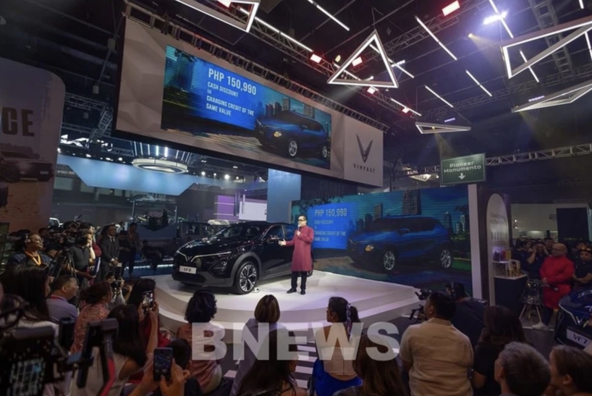 VinFast launches VF 6 EV with free charging in Philippines (Photo: VNA)