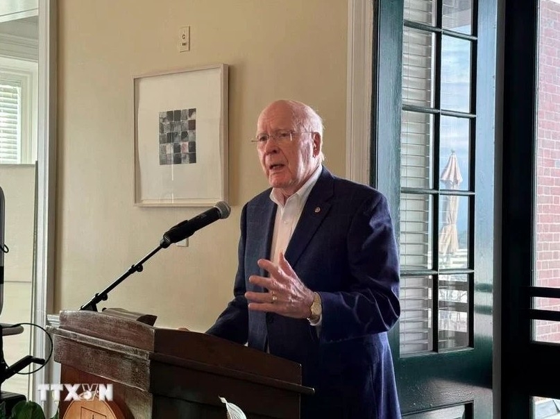 Retired Senator Patrick Leahy, former President Pro Tempore of the US Senate and Chairman of the Senate Appropriations Committee. (Photo: VNA)