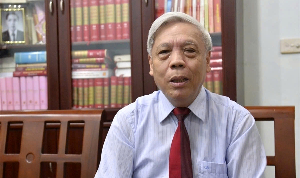 Assoc. Prof. Dr. Nguyen Trong Phuc, former director of the Institute of Party History under Ho Chi Minh National Academy of Politics