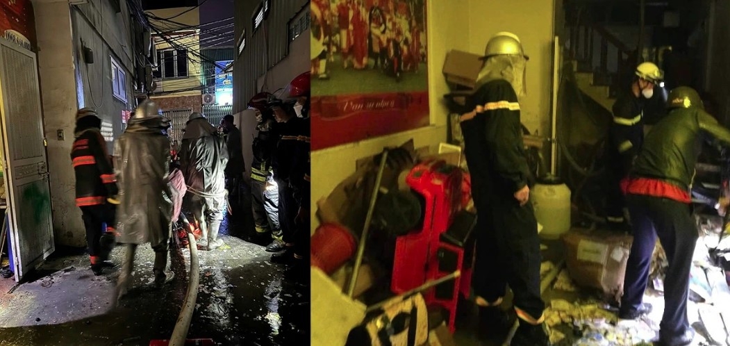 Upon receiving news of the blaze, firefighters are swiftly dispatched to the scene to put out the fire.