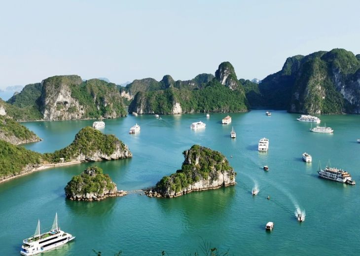 Ha Long Bay, the only UNESCO-recognised natural heritage site of Quang Ninh province (Photo: CGTN)
