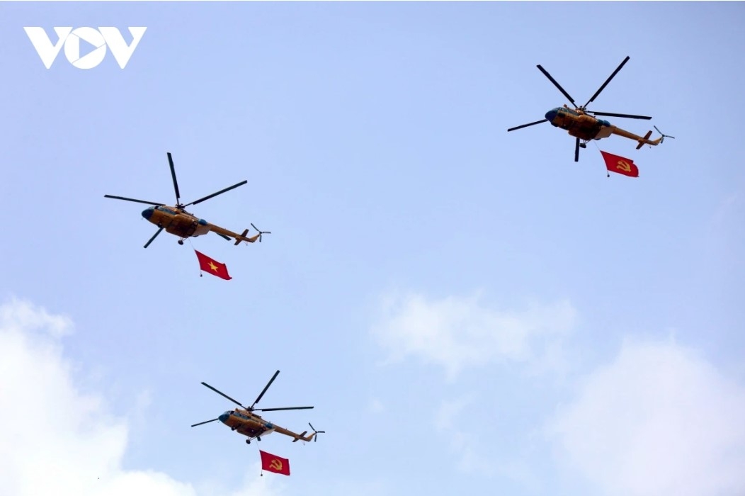 Military aircraft prepare to put on an impressive aerial display at the upcoming 50th anniversary of the liberation of the south, and national reunification (April 30, 1975 –2025).
