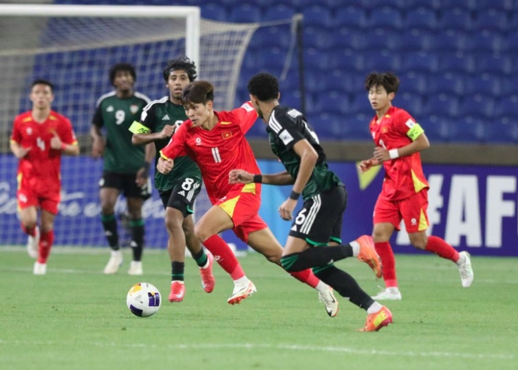 With three consecutive draws, U17 Vietnam fails to advance from the group stage
(Photo: VFF)
