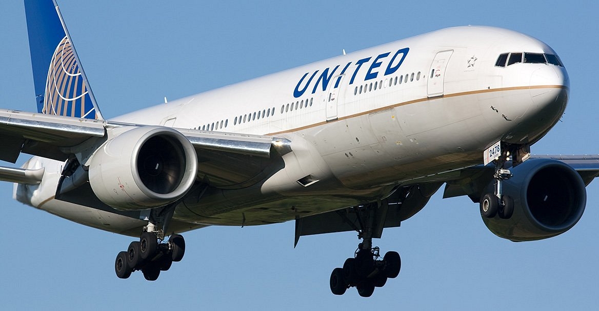 A United Airlines plane (Photo: Internet) 