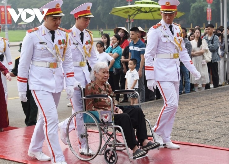 Many invalids and the elderly are given special priority to visit the site.
