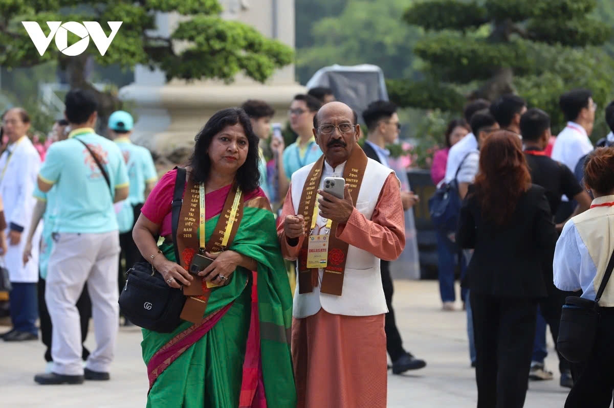 ...there are also many Buddhist delegations from countries with a strong Buddhist tradition, such as India, Malaysia, and China.