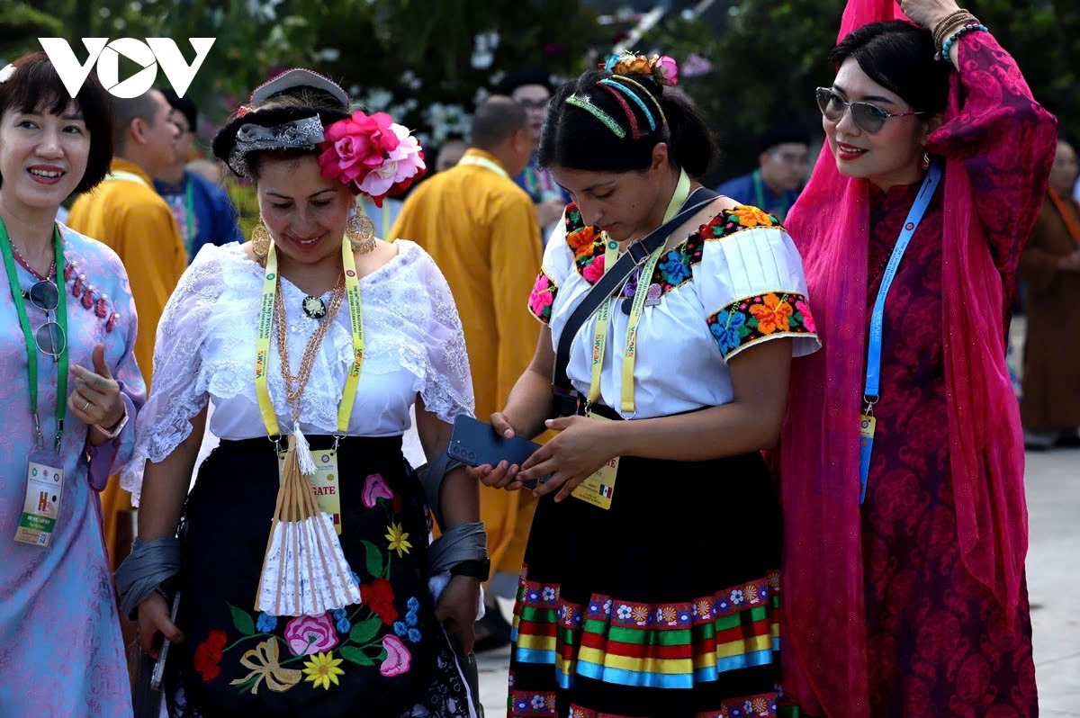 The Buddhist delegation from Mexico arrives early for Vesak 2025. Buddhism has only become popular in Mexico in the past 20 years, relatively late compared to many other countries.