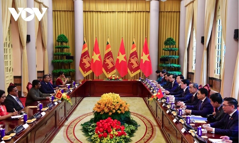 At the talks between President Luong Cuong and his Sri Lankan counterpart Anura Kumara Dissanayaka