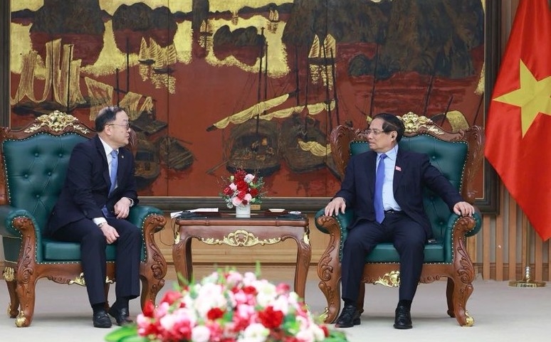 PM Pham Minh Chinh hails PowerChina’s cooperation plan with Vietnamese partners (Photo:VGP)