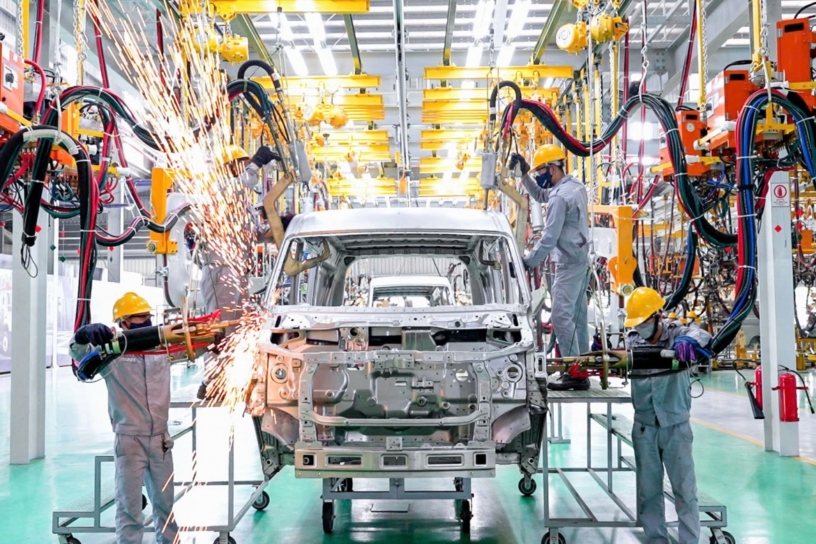 THACO group sets its sights on developing a multi-industry industrial ecosystem in Chu Lai, aiming for a green, smart, and sustainable future. (Photo: THACO)