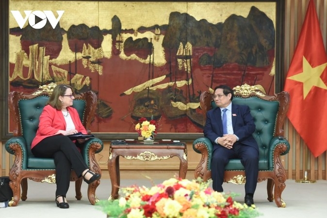 Chair Reva Price and USCC members voice support for  Prime Minister Pham Minh Chinh’s proposals and pledge continued backing for bilateral ties.