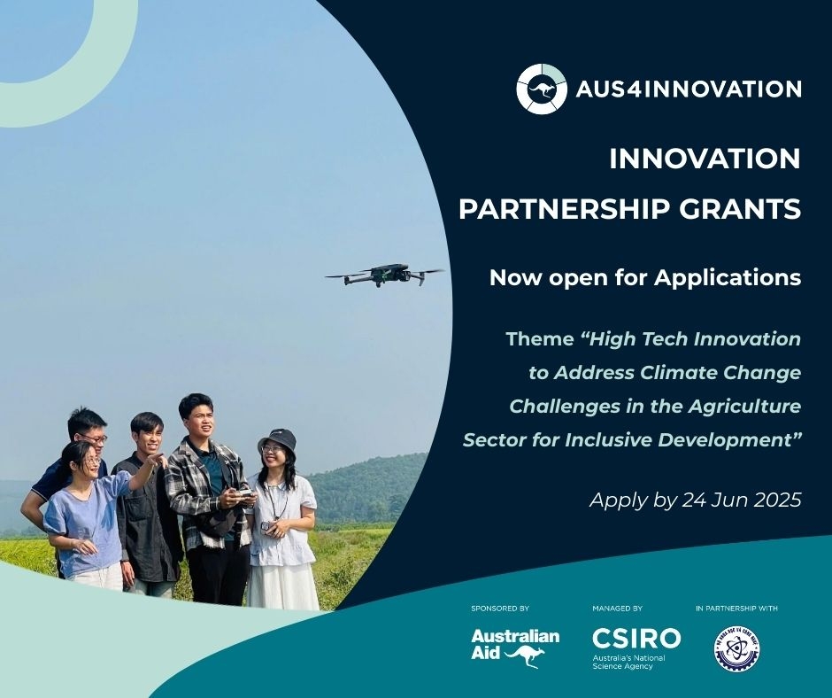 The Aus4Innovation Program announces the fifth round of its Innovation Partnership Grants.