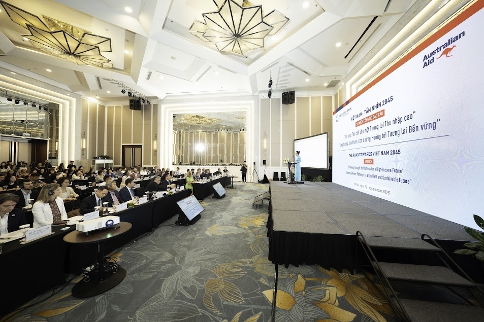 Delegates attend the launch of the two World Bank reports in Hanoi on May 22. (Photo: World Bank)