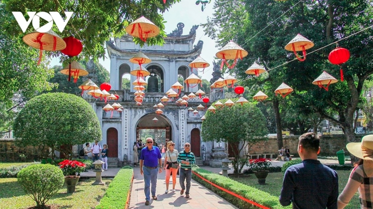 Hanoi’s Temple of Literature remains a popular tourist attraction
