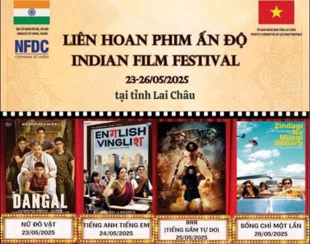 Indian Film Festival runs in Lai Chau from May 23 to 26