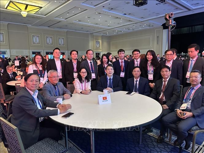 Vietnamese delegates at the SelectUSA Investment Summit 2025 (Photo: VNA)