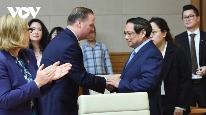 Prime Minister Pham Minh Chinh meets with US business community representatives in Vietnam