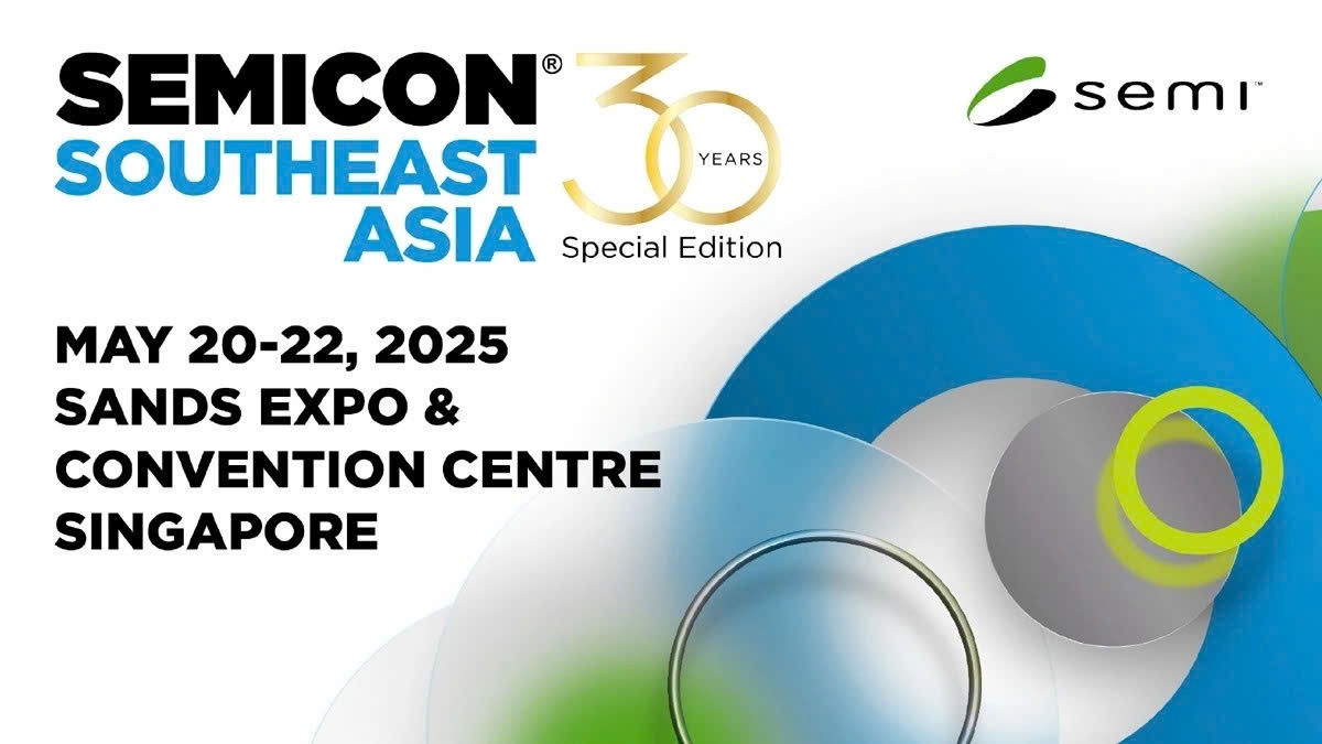 The Semiconductor Southeast Asia 2025 Exhibition - SEMICON SEA 2025 - is getting underway in Singapore from May 20 - 22. (Photo: organisers)