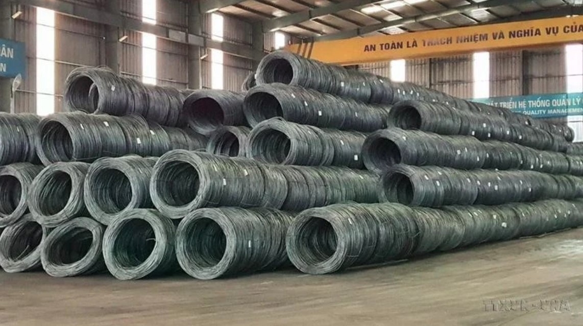 A factory of the Viet Duc Steel JSC in Vinh Phuc province