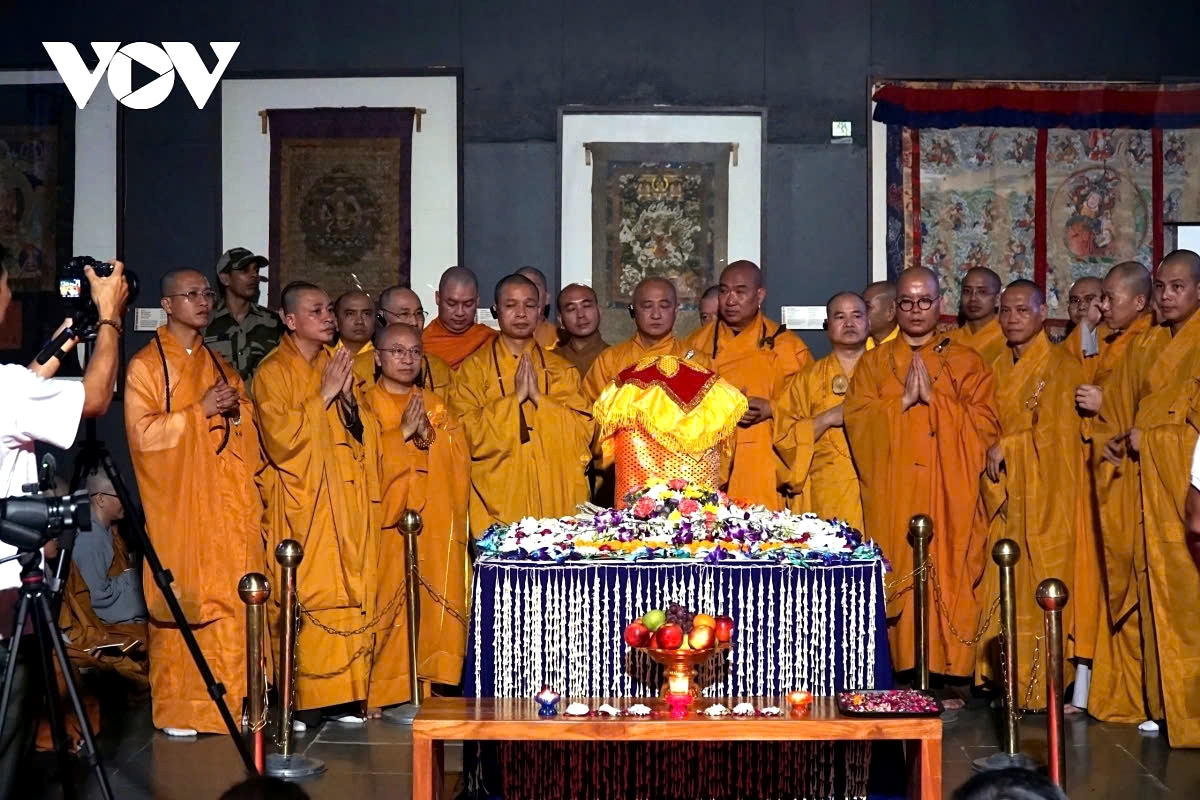 The Sarira of Lord Buddha - the sacred treasure of India - is due to be brought to Vietnam on April 2 morning for display during the United Nations Day of Vesak 2025