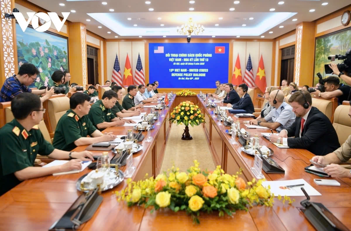 Vietnam and the United States hold the 13th defence policy dialogue in Hanoi on May 8.