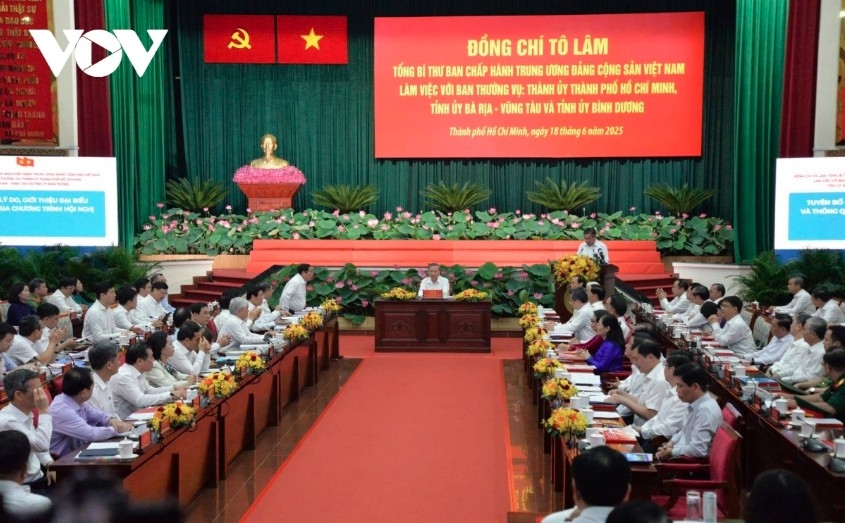 At the working session