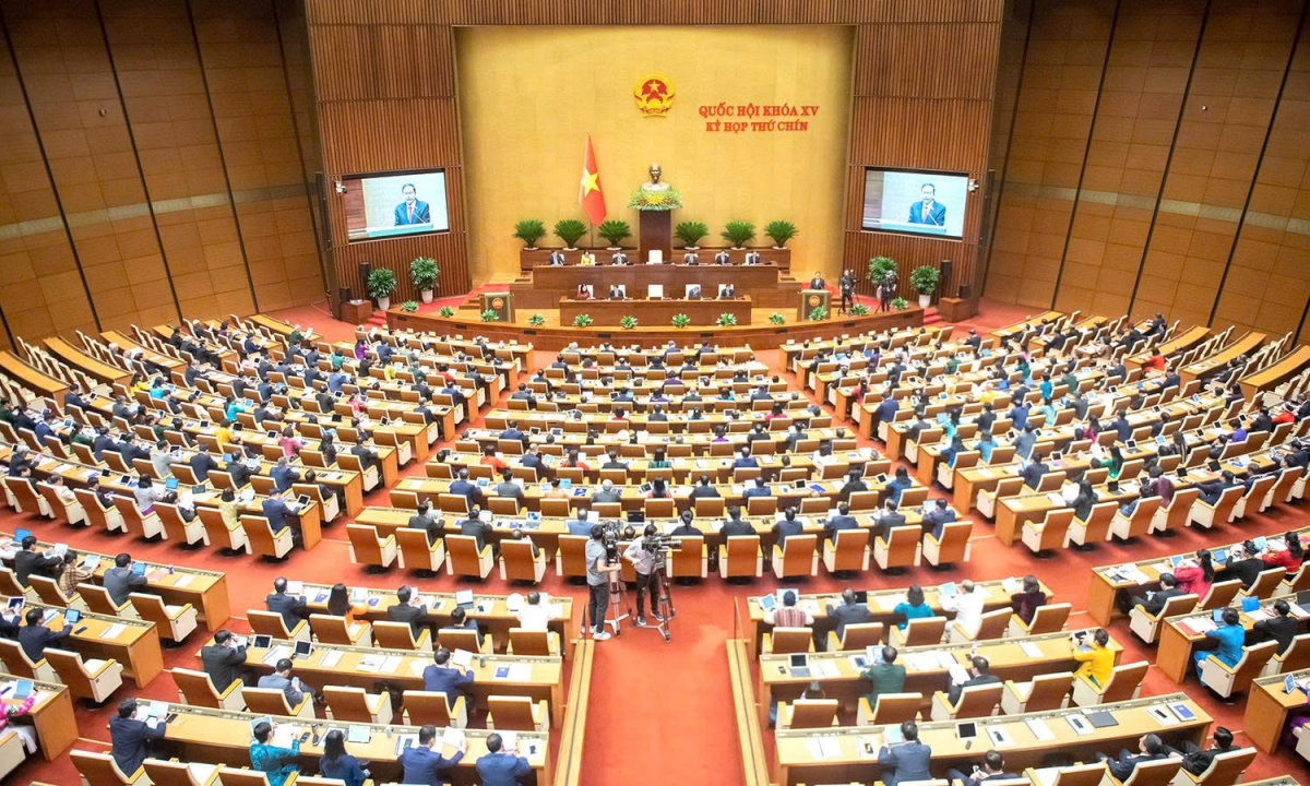 Deputies at the plenary session of the National Assembly. (Photo: quochoi.vn)