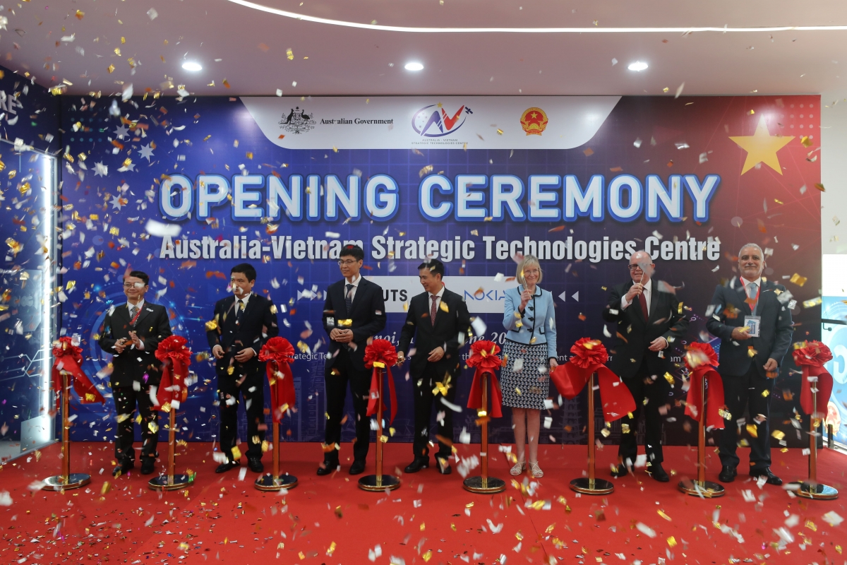 At the opening ceremony