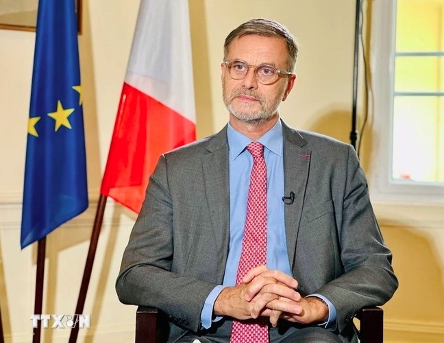 French Ambassador to Vietnam Olivier Brochet (Photo: VNA)