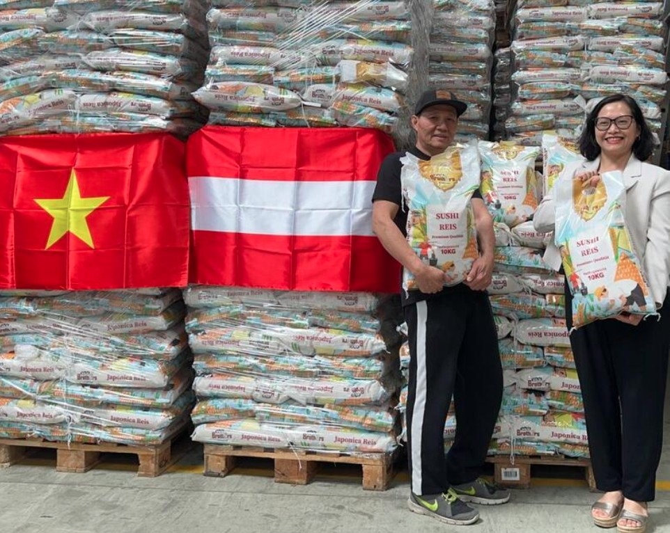 Vietnamese sushi rice gains ground in Austrian market (Photo: Vietnamese Trade Office in Austria)