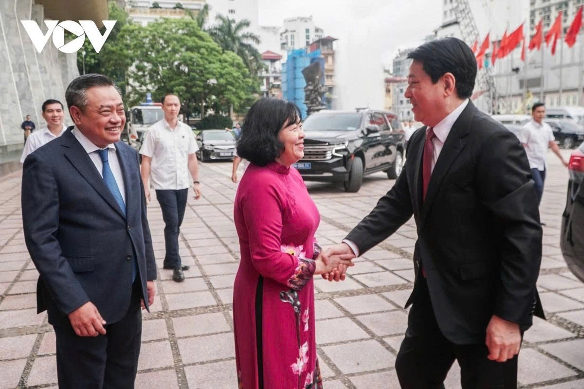State President Luong Cuong attends a ceremony in Hanoi, where key decisions are announced regarding the merger of administrative units, the formation of new Party organisations, and the appointment of leadership for the Party Committees, People’s Councils, People’s Committees, and the Vietnam Fatherland Front Committees.